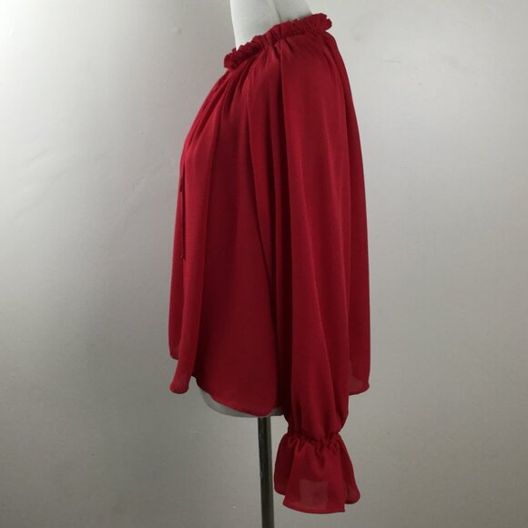 Madewell Red Blouse s - Picture 4 of 10